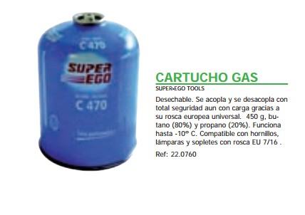 BOMBONA DE CAMPING GAS SUPER – EGO – Deportes la Soledad